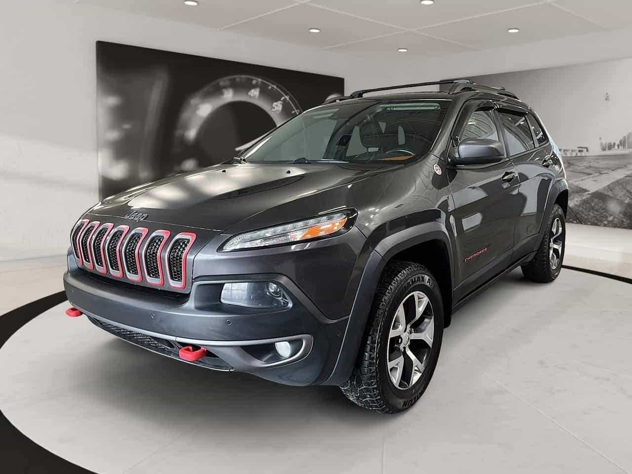 2015 Jeep Cherokee 4Wd 4Dr Trailhawk * Toit Ouvrant * - Image 1