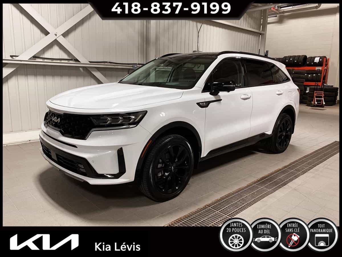 Image 1 Kia Sorento SX TI avec intérieur en cuir rouge 2022