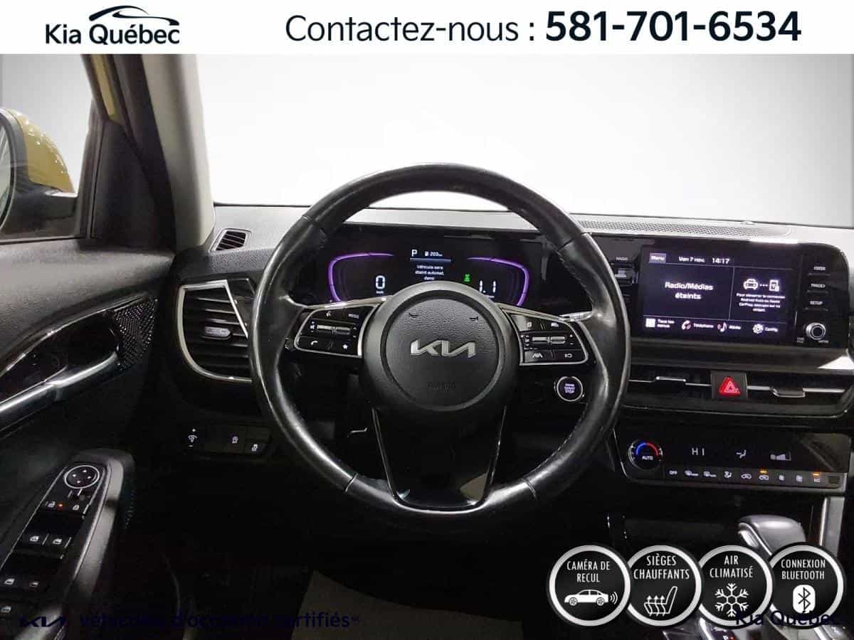 2024 Kia Seltos Ex *Cuir *Toit *Carplay *Bluetooth *Cruise *A/C - Image 11