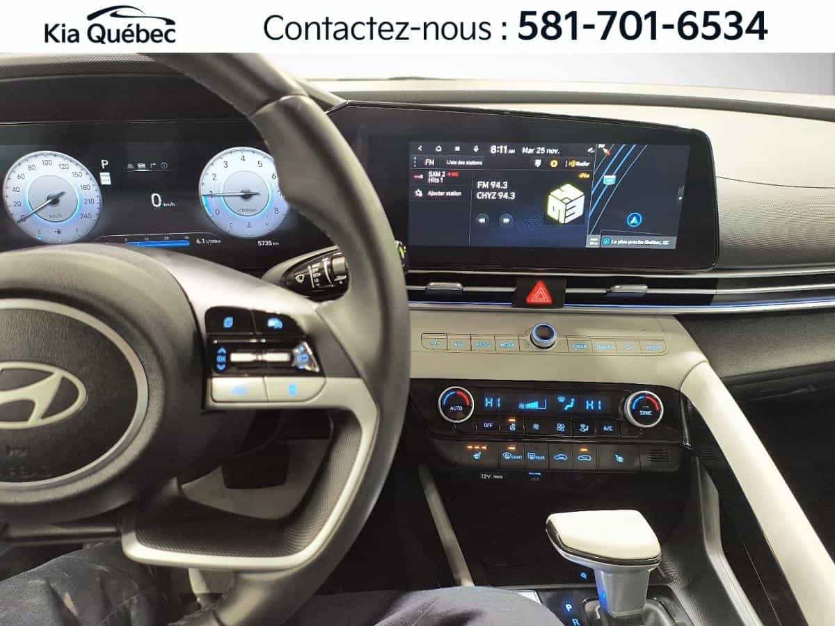 2025 Hyundai Elantra Luxury *CUIR *TOIT *CAMERA *CARPLAY *BLUETOOTH - Image 24