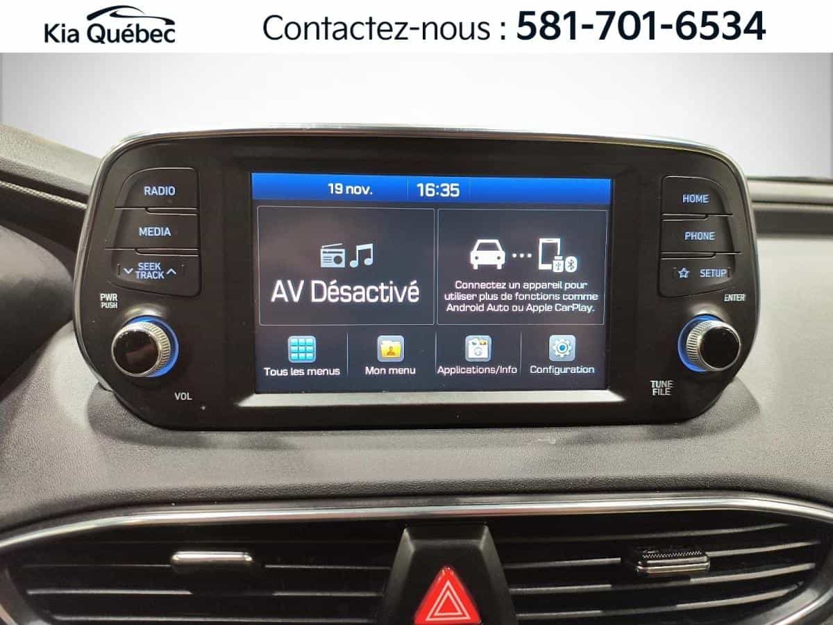 2020 Hyundai Santa Fe Essential *CAMERA *CARPLAY *BLUETOOTH *REGULATEUR - Image 22