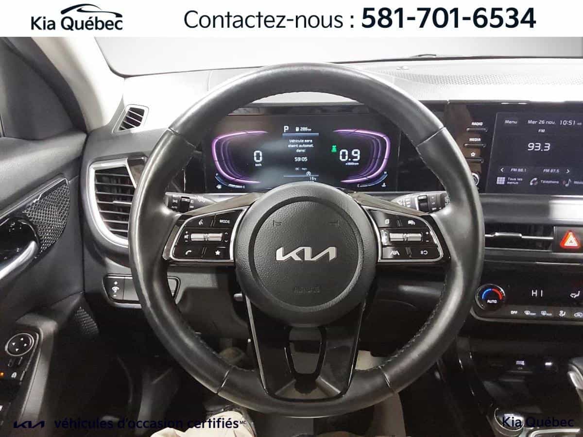 2025 Kia Seltos Ex *Awd *Toit *Cuir *Cruise *Carplay *Bluetooth *A/C - Image 10