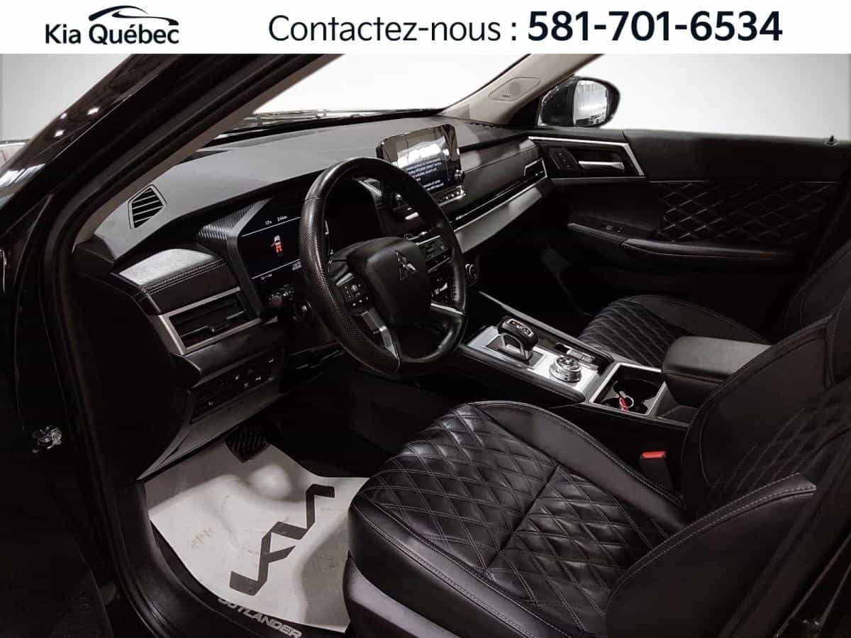 2024 Mitsubishi Outlander Gt *Awd *Toit Pano *Cuir *Gps *Carplay *Bluetooth - Image 13