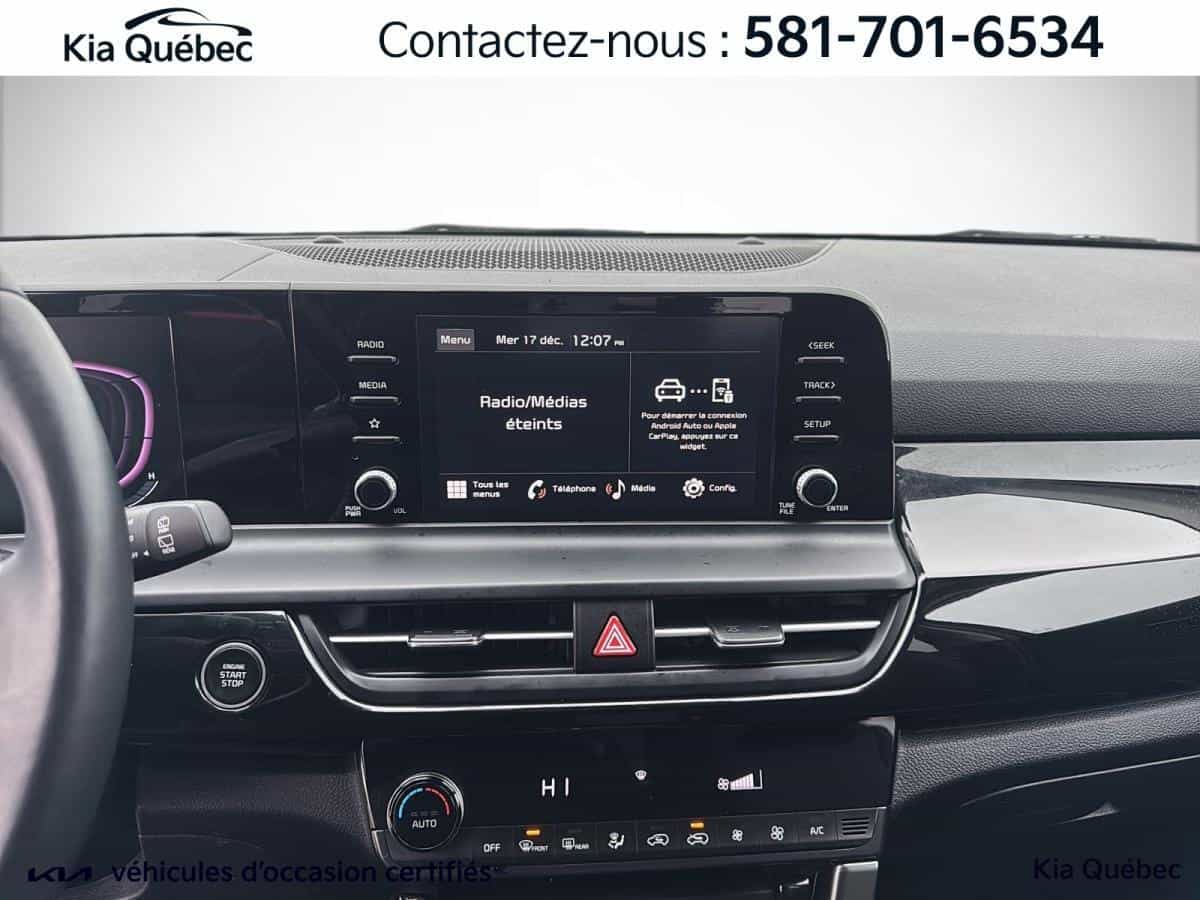 2024 Kia Seltos Ex *Cuir *Caméra *Apple Car Play/Android Auto *Cruise - Image 15