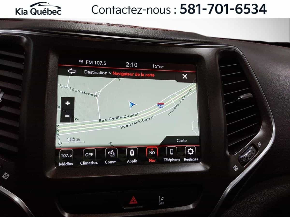 2022 Jeep Cherokee Trailhawk Elite *4x4 *TOIT PANO *CUIR *GPS *CARPLAY - Image 34