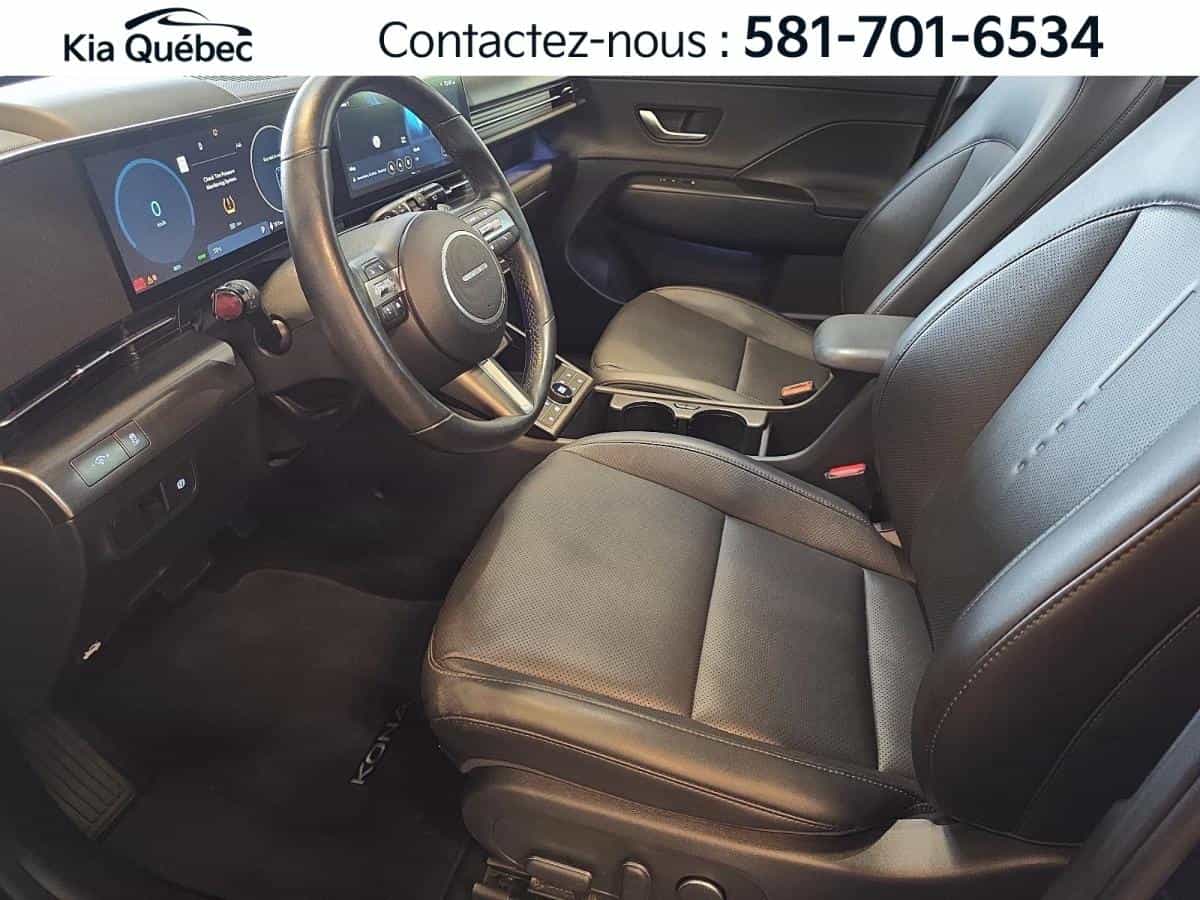 2024 Hyundai Kona Electric Ultimate *CUIR *TOIT *CAMERA *CARPLAY *AFFICHAGE - Image 14