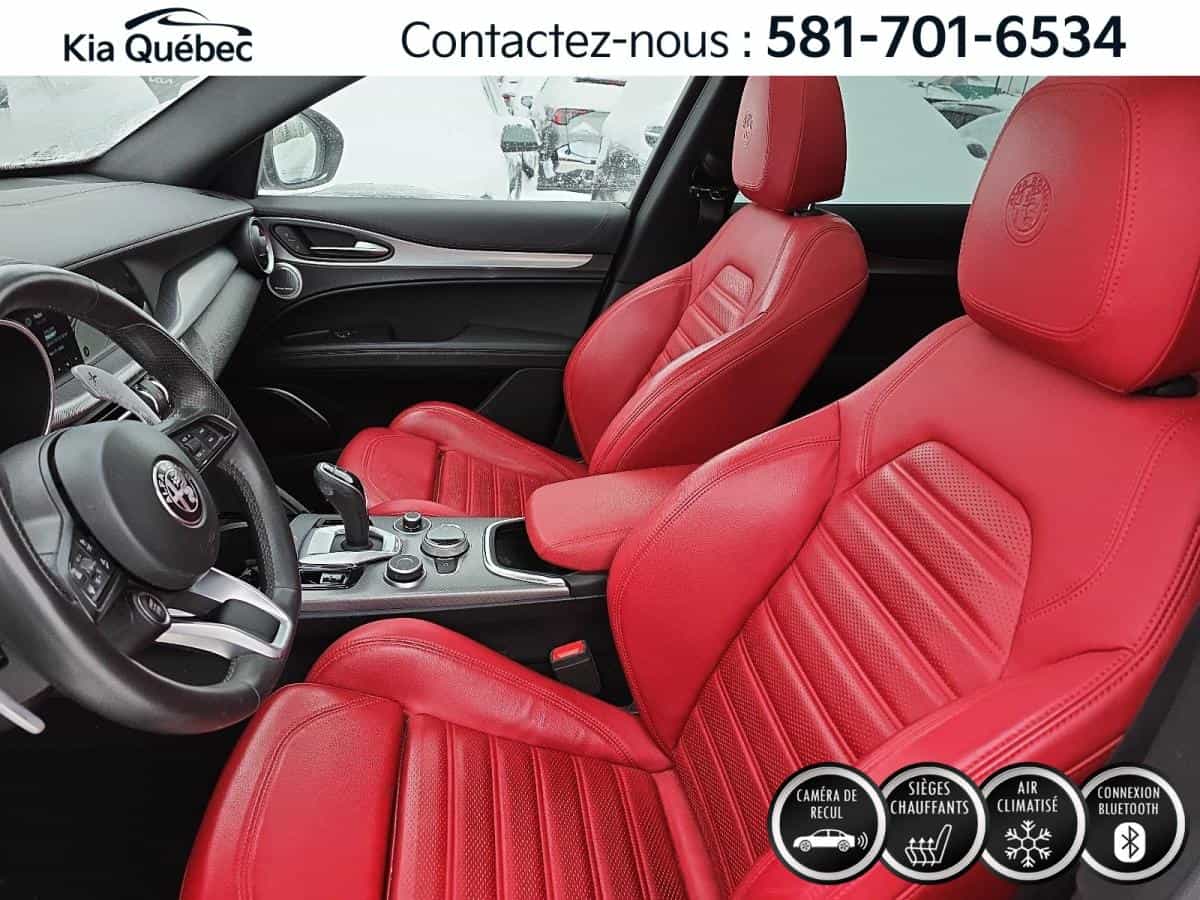 2023 Alfa Romeo Stelvio Veloce *CUIR *TOIT *CAMERA *VOLANT *SIÈGES *GPS - Image 12