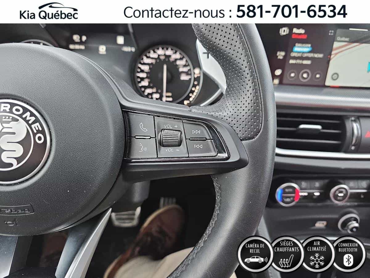 2023 Alfa Romeo Stelvio Veloce *CUIR *TOIT *CAMERA *VOLANT *SIÈGES *GPS - Image 24