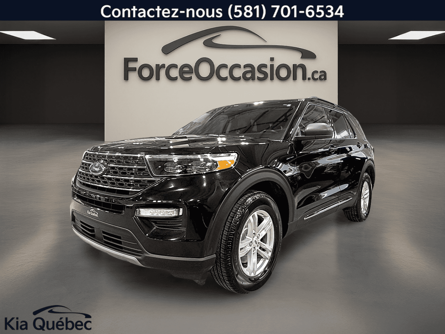 Image 1 Ford Explorer Xlt Awd *Turbo *300 Hp *6 Passagers *Carplay *Caméra 2022
