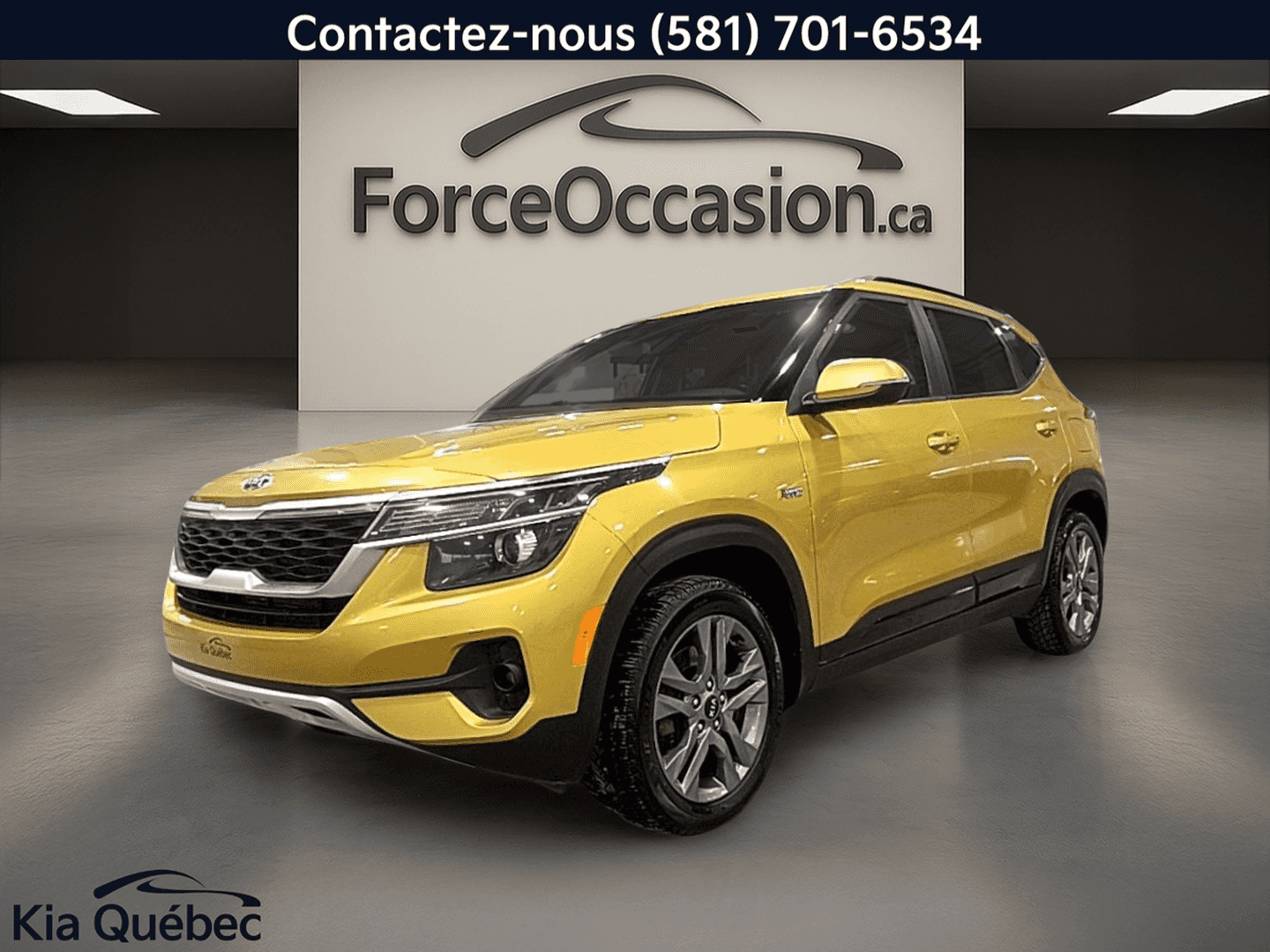 2021 Kia Seltos Ex Awd *Cuir *Toit *Carplay *Caméra *Cruise - Image 1