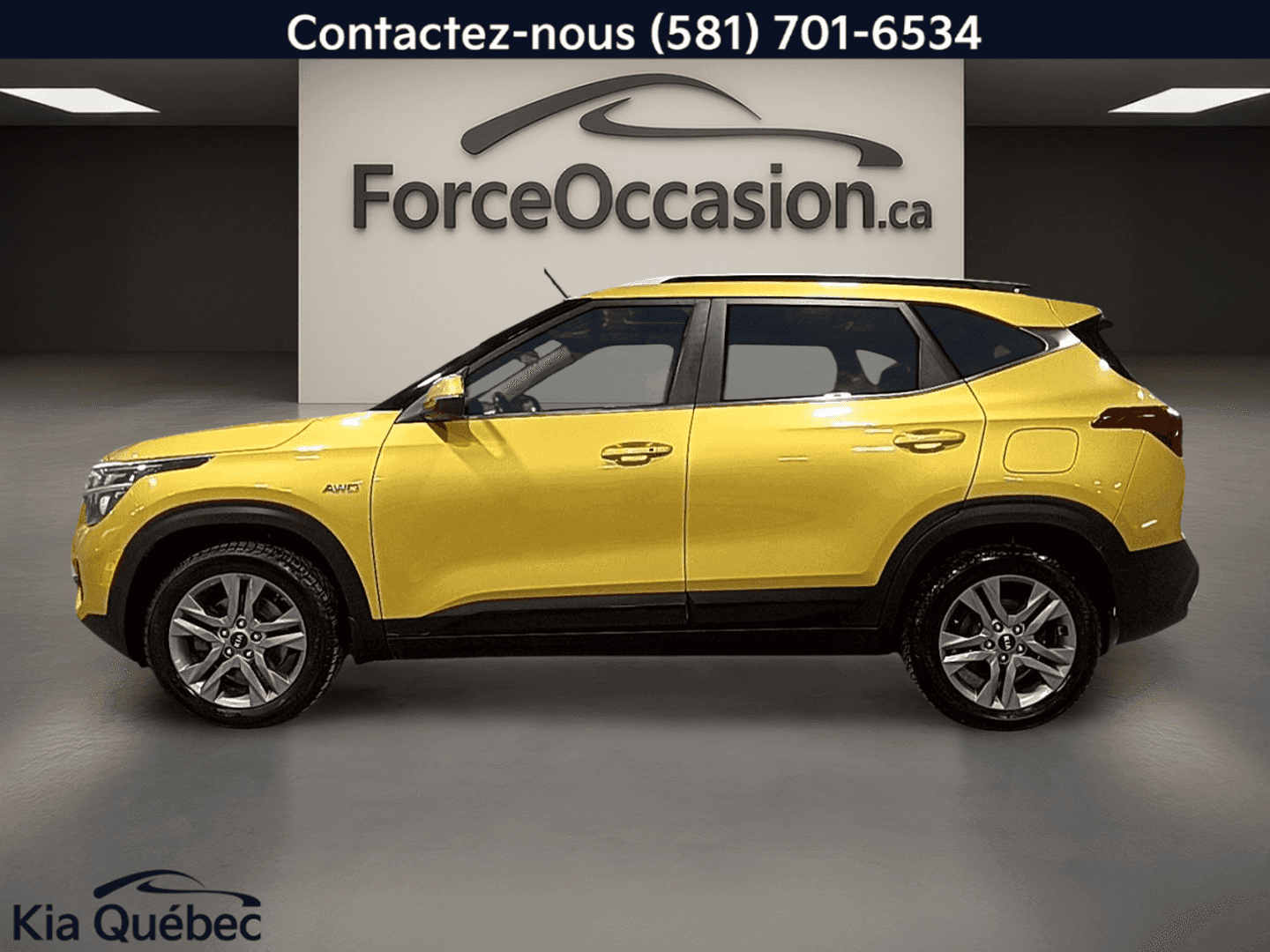 2021 Kia Seltos Ex Awd *Cuir *Toit *Carplay *Caméra *Cruise - Image 3
