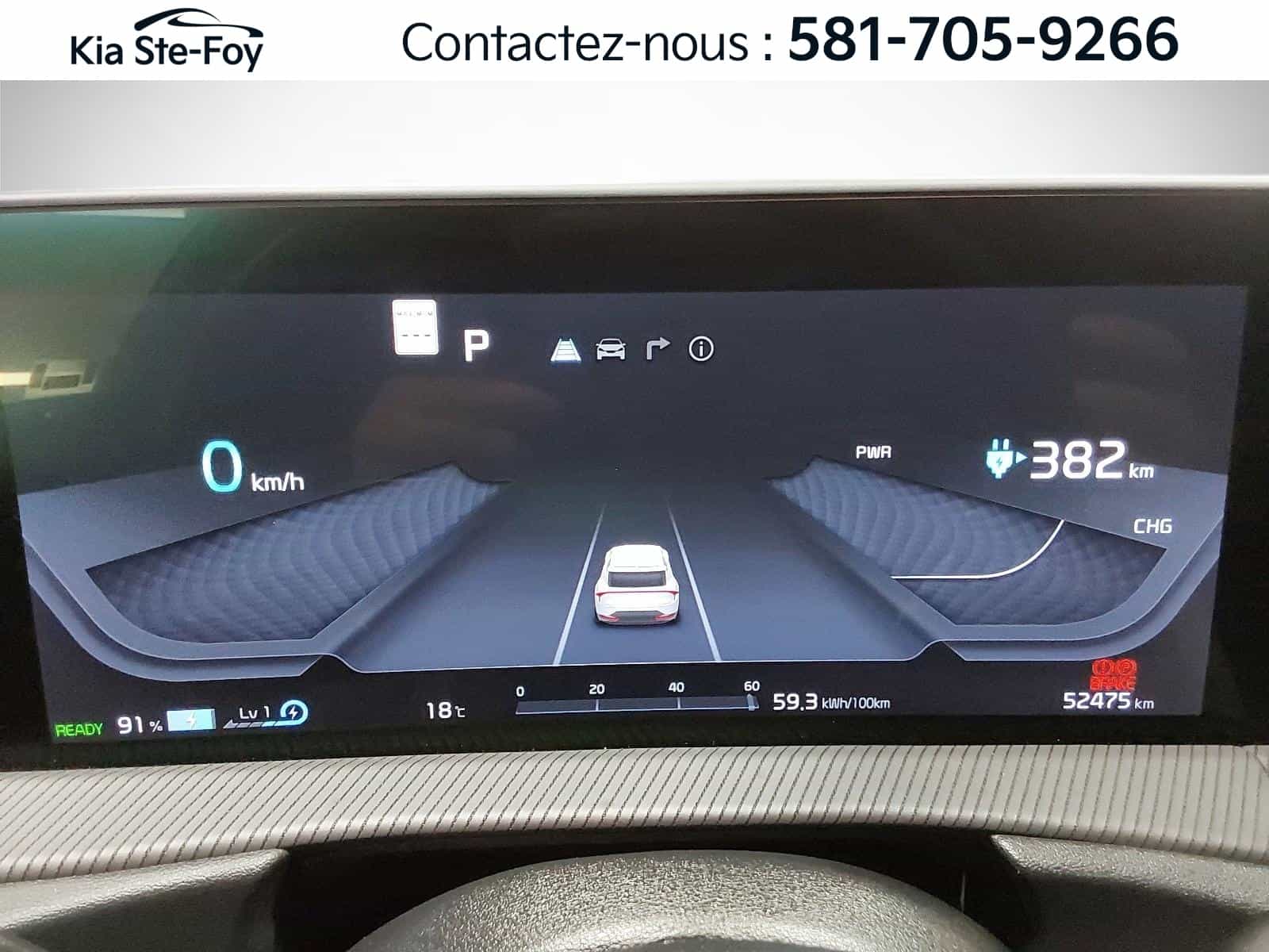 2023 Kia EV6 Gt-Line 2* Awd* Gps* Toit* Sieges Ventiles* Bizone* - Image 15