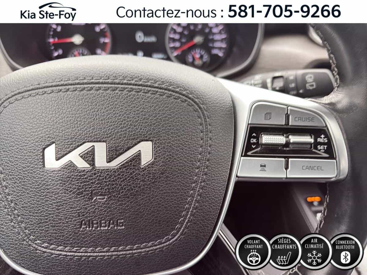 Image 11 Kia Telluride Sx * Awd* Carplay* Cruise* Volant Chauffant* 2022