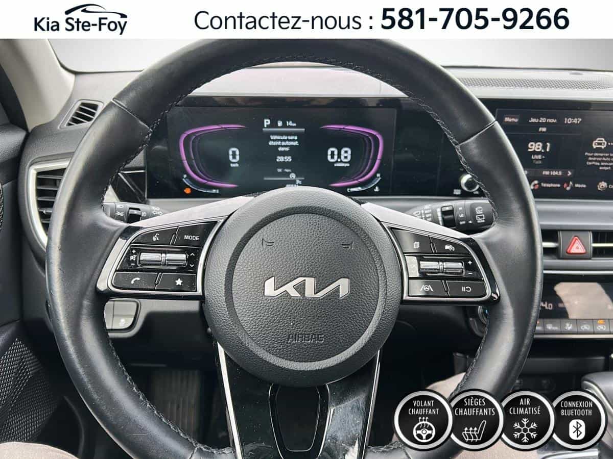 2025 Kia Seltos Ex* Awd* Cuir* Toit* Volant Chauffant* Carplay* - Image 8