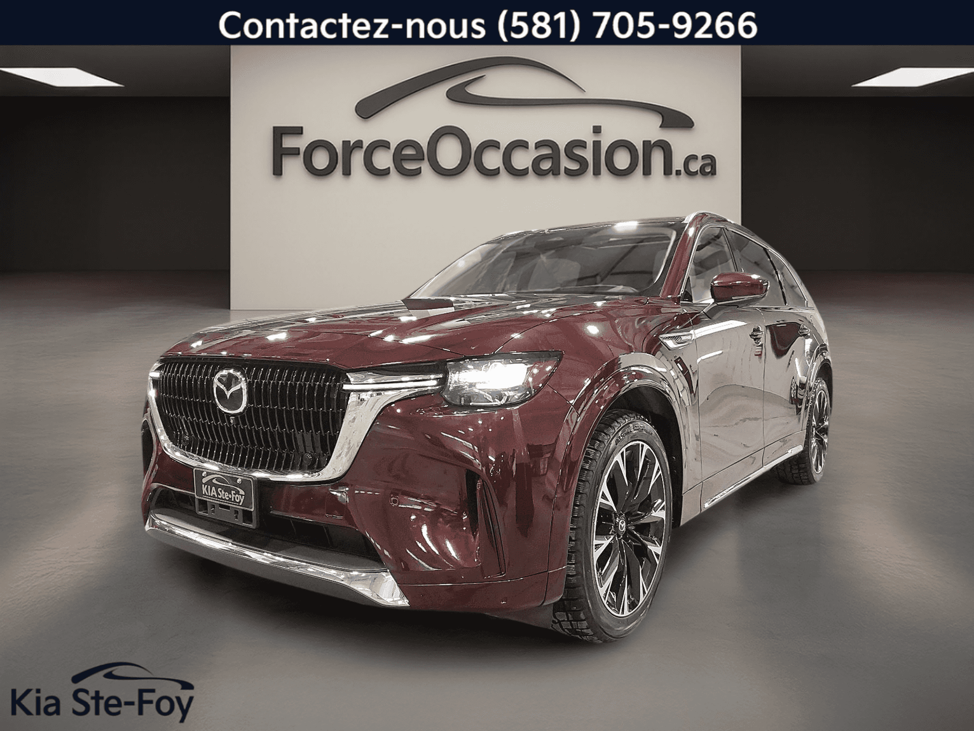Image 1 Mazda CX-90 MHEV Signature* Awd* V6* 6Pass* Gps* Cuir* Toit Pano* Bizone* 2024