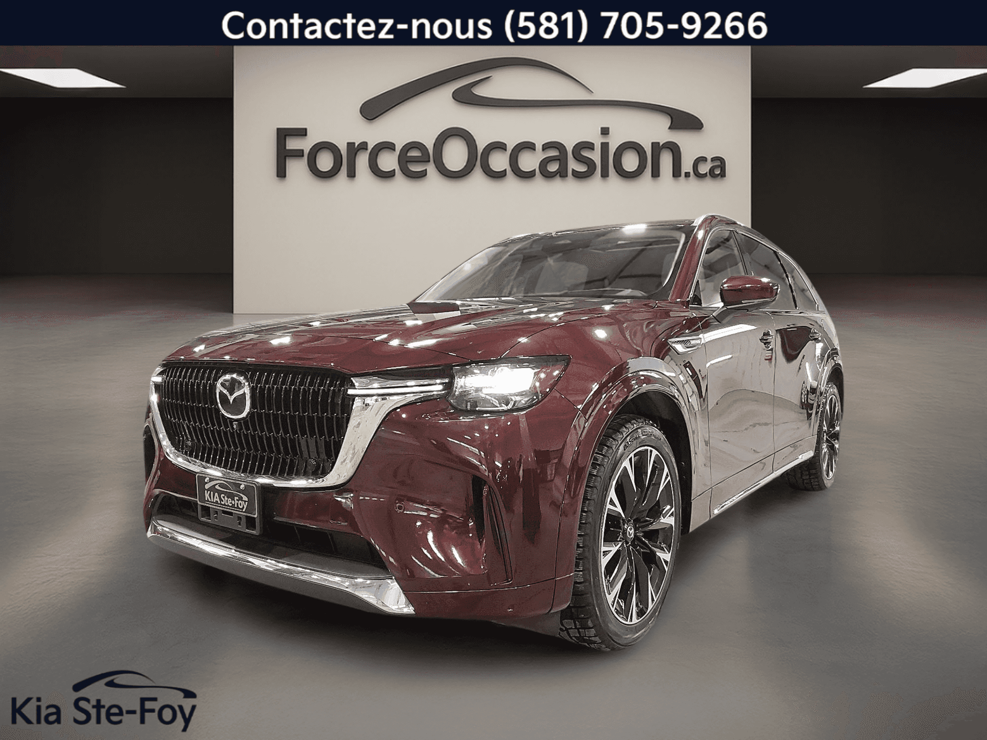 2024 Mazda CX-90 MHEV Signature* Awd* V6* 6Pass* Gps* Cuir* Toit Pano* Bizone* - Image 1