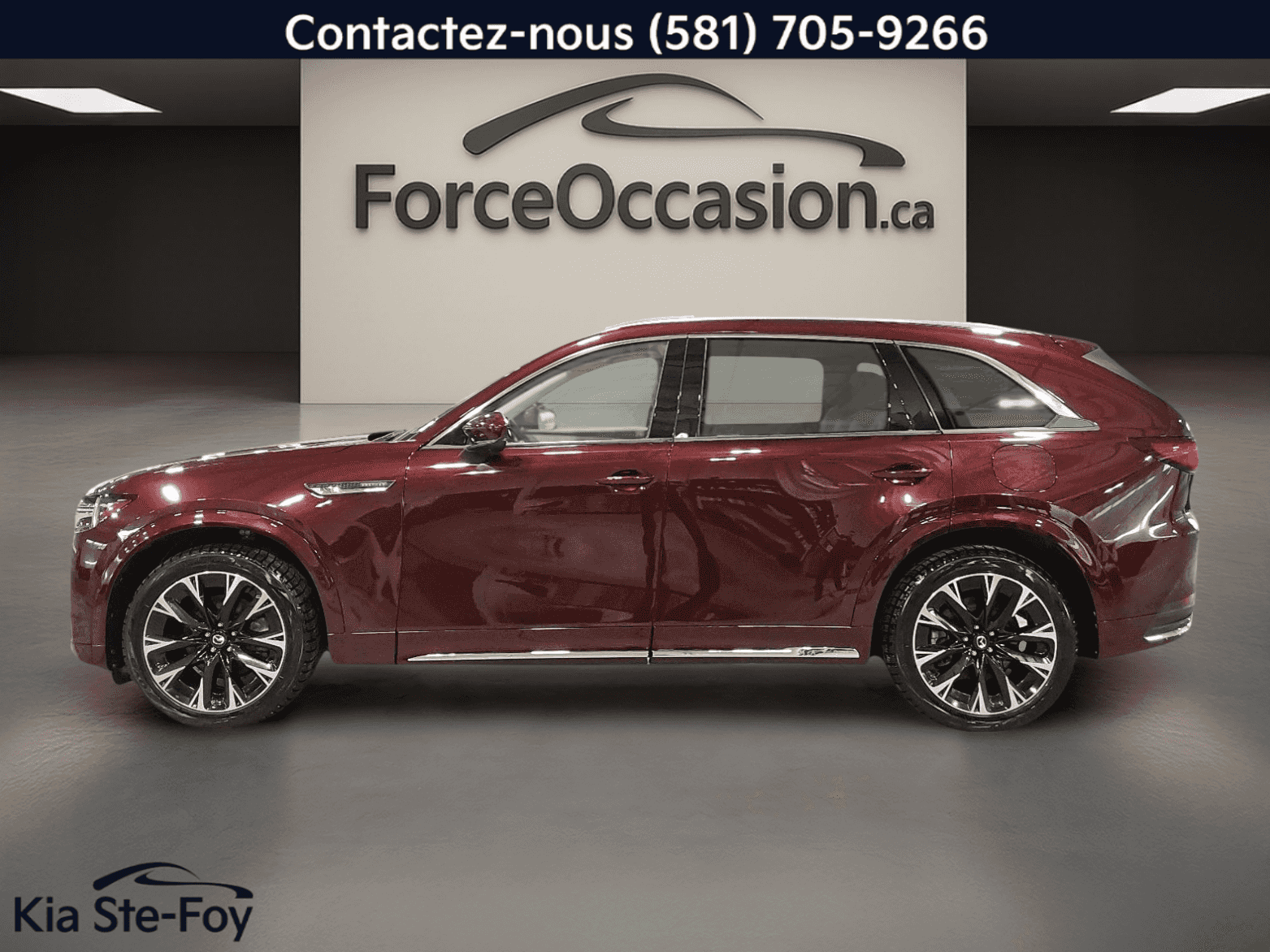 2024 Mazda CX-90 MHEV Signature* Awd* V6* 6Pass* Gps* Cuir* Toit Pano* Bizone* - Image 3