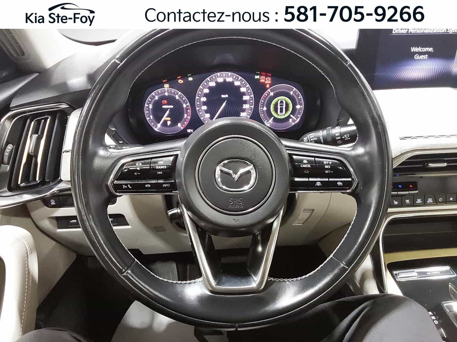 Image 13 Mazda CX-90 MHEV Signature* Awd* V6* 6Pass* Gps* Cuir* Toit Pano* Bizone* 2024