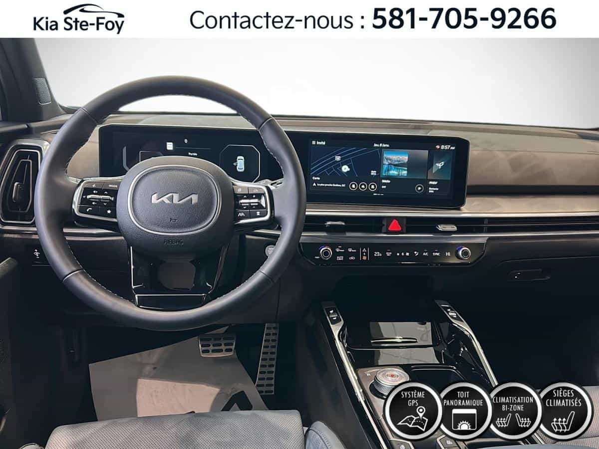 Image 3 Kia Sorento PHEV Hybride* Sx* Awd* 6Pass* Cuir* Toit Pano* Gps* 2025