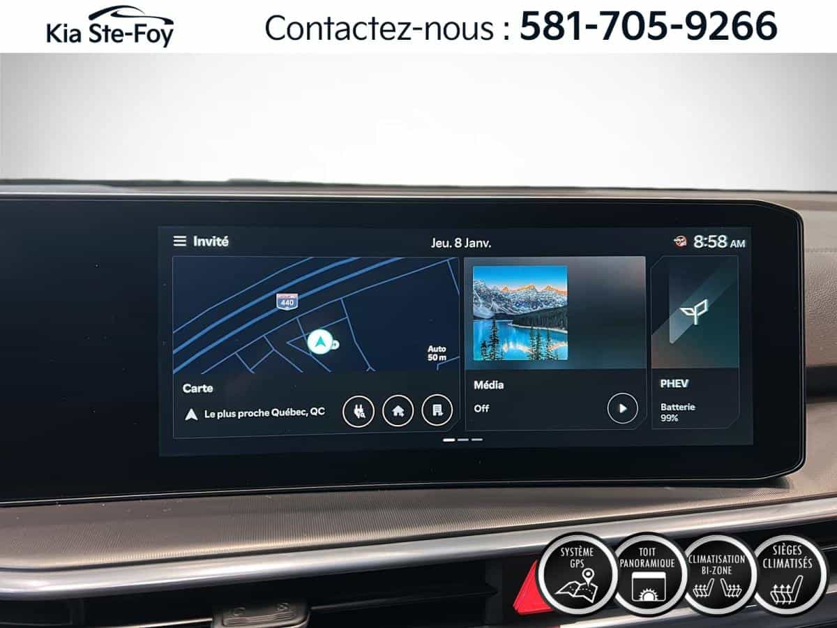 2025 Kia Sorento PHEV Hybride* Sx* Awd* 6Pass* Cuir* Toit Pano* Gps* - Image 18