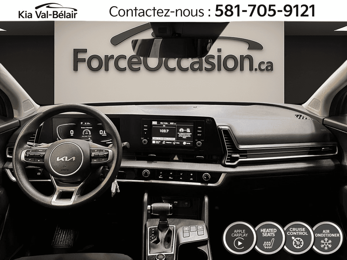 2023 Kia Sportage Lx *Awd *Cruise *Caméra *Carplay *Sièges Chauff - Image 6