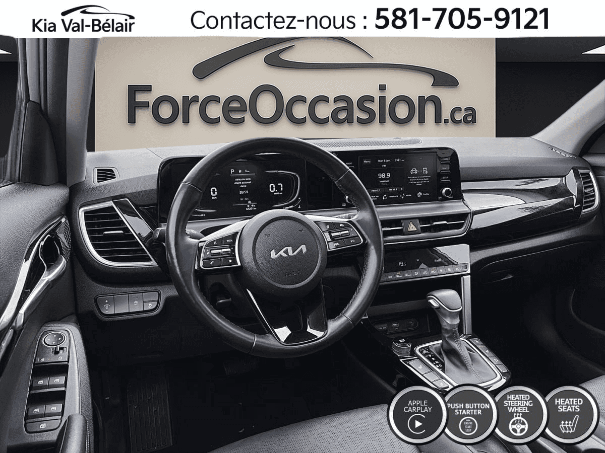 Image 14 Kia Seltos Ex *Awd *Toit *Cuir *Caméra *Carplay *Volant Chauff 2025