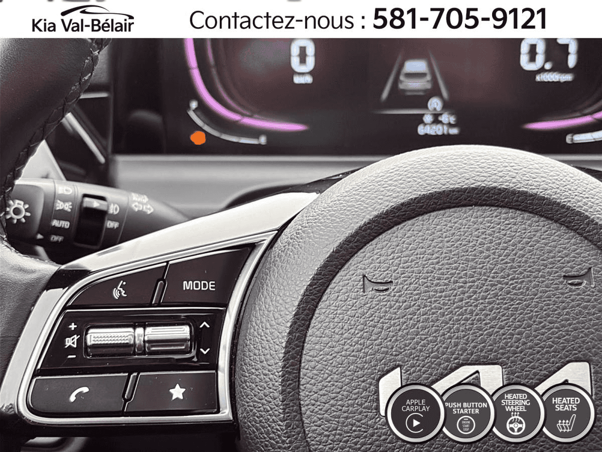 Image 15 Kia Seltos Ex *Awd *Toit *Cuir *Caméra *Carplay *Volant Chauff 2025