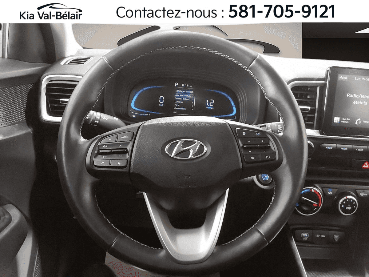 Image 13 Hyundai Venue Preferred *Carplay *Bouton-Poussoir *Volant Chauff 2025