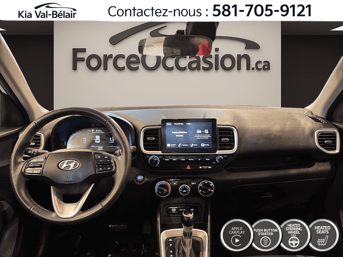 Image 5 Hyundai Venue Preferred *Carplay *Bouton-Poussoir *Volant Chauff 2025