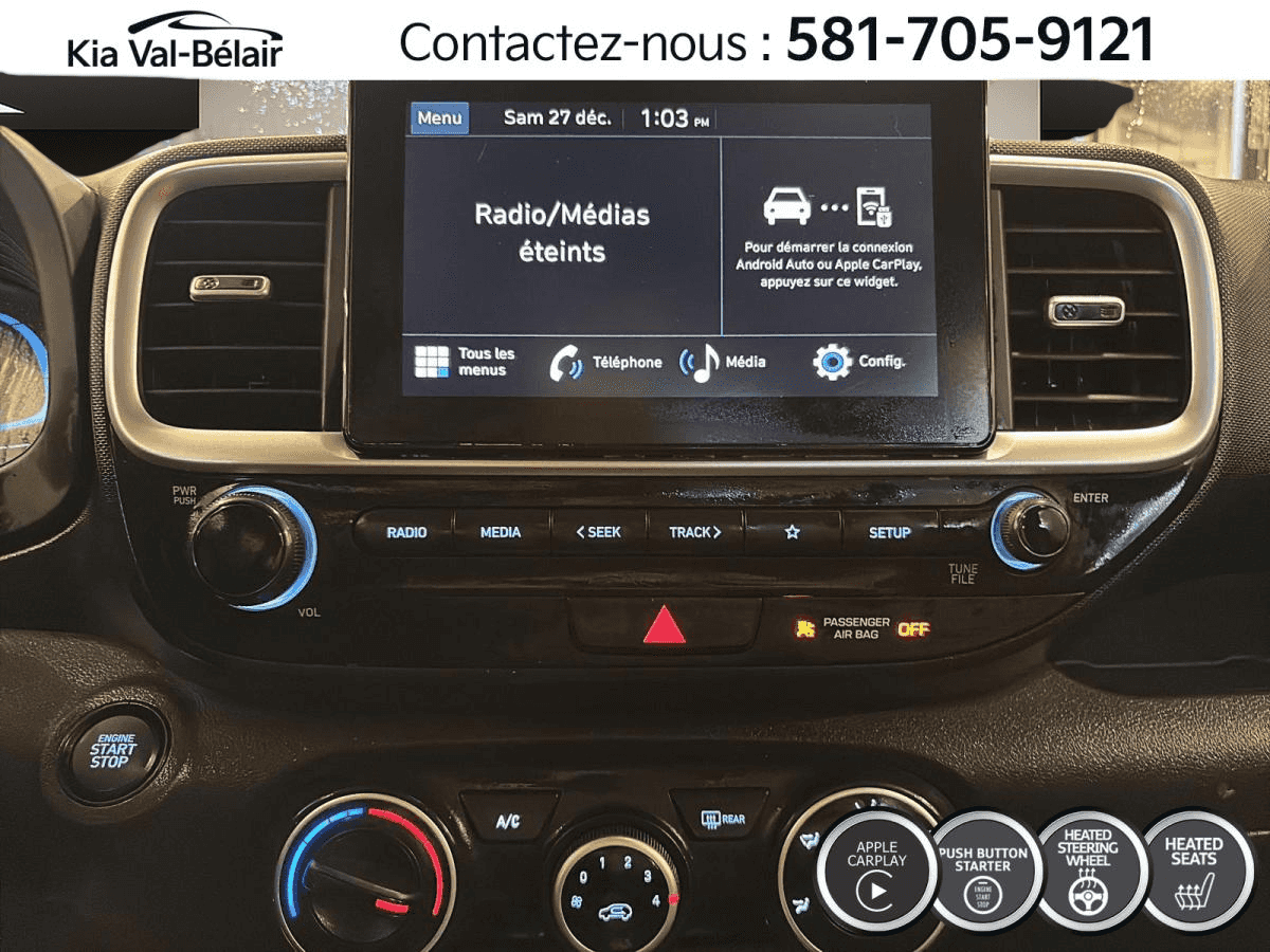Image 18 Hyundai Venue Preferred *Carplay *Bouton-Poussoir *Volant Chauff 2025
