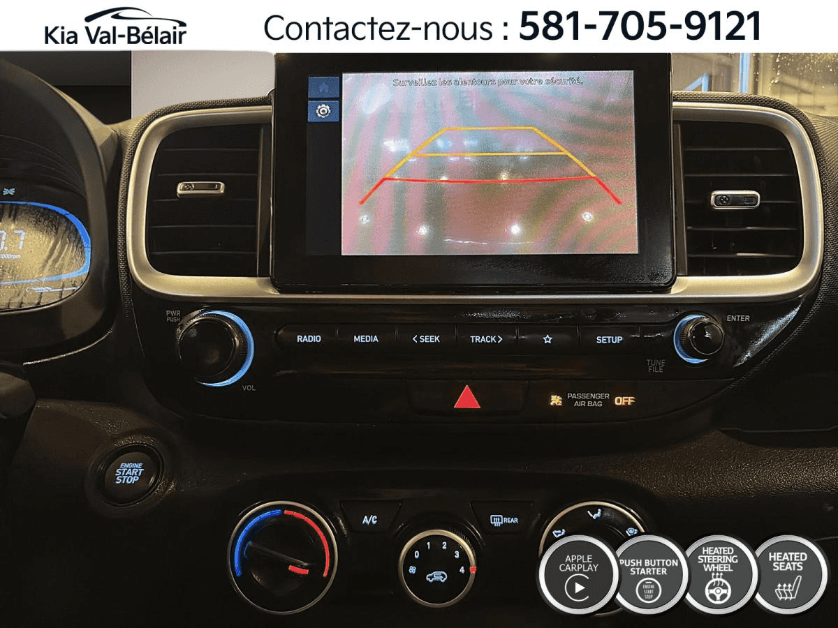 2025 Hyundai Venue Preferred *Carplay *Bouton-Poussoir *Volant Chauff - Image 19