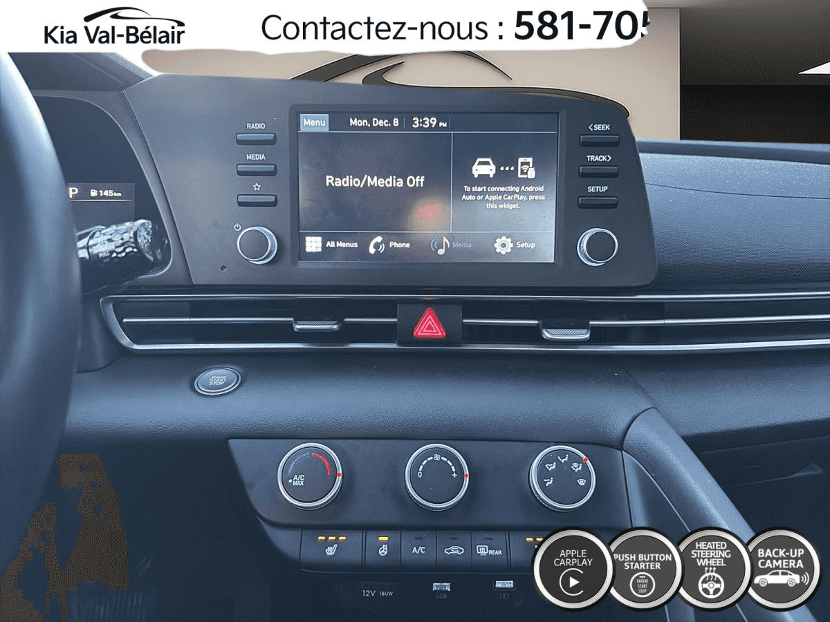 Image 20 Hyundai Elantra Preferred * Carplay * Bouton-Poussoir * Volant Chauff * 2023