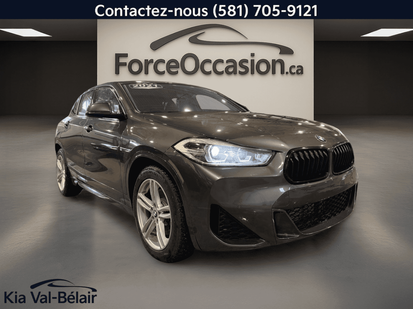 2021 BMW X2 xDrive28i * TURBO * 228HP * TOIT PANO * CUIR ROUGE - Image 3