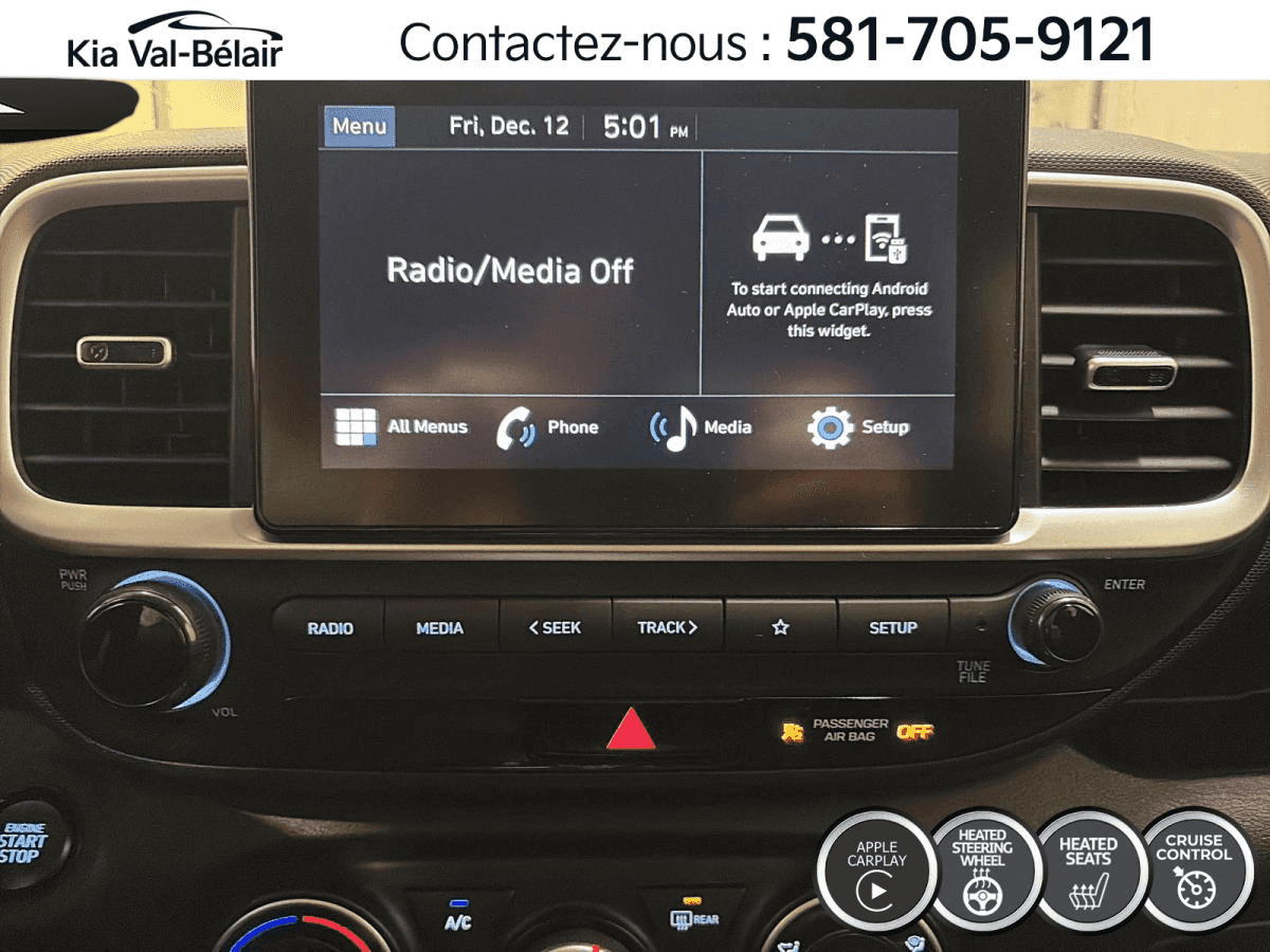 Image 16 Hyundai Venue Preferred *Carplay *Bouton-Poussoir *Volant Chauff 2025