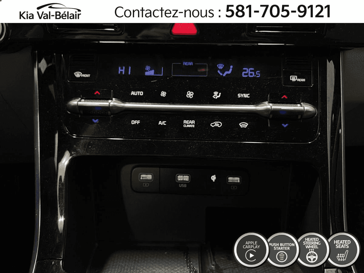2024 Kia Carnival Lx *V6 *290Hp *Cruise *Caméra *Carplay *8Passagers - Image 18