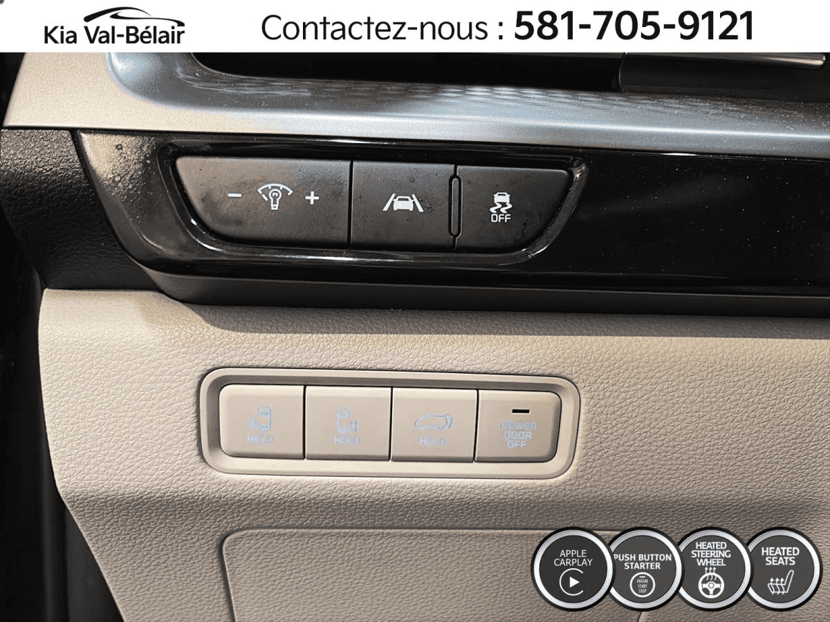 2024 Kia Carnival Lx *V6 *290Hp *Cruise *Caméra *Carplay *8Passagers - Image 22