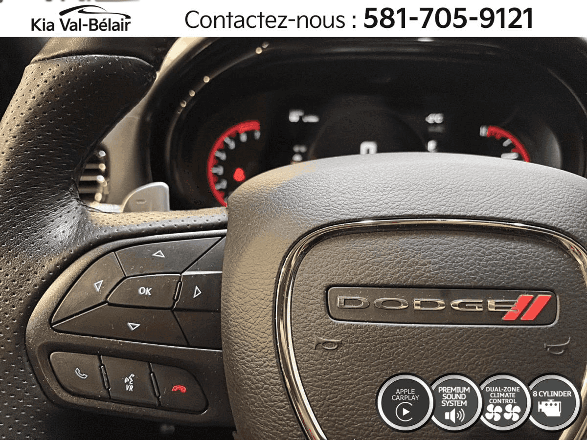2025 Dodge Durango R/T Ti * 5.7L Hemi * V8 * 360Hp * Cuir * Toit * Carplay - Image 17
