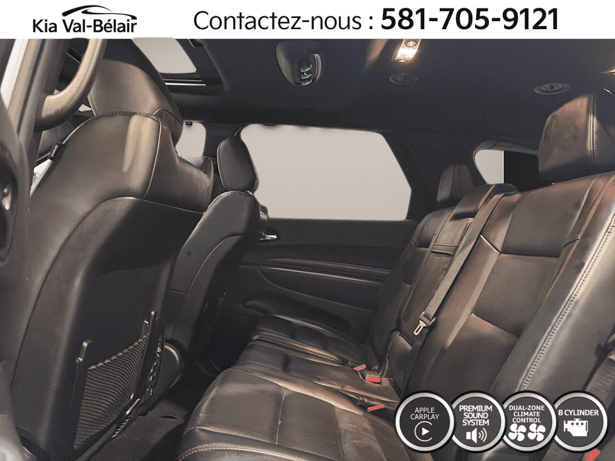 Image 8 Dodge Durango R/T Ti * 5.7L Hemi * V8 * 360Hp * Cuir * Toit * Carplay 2025