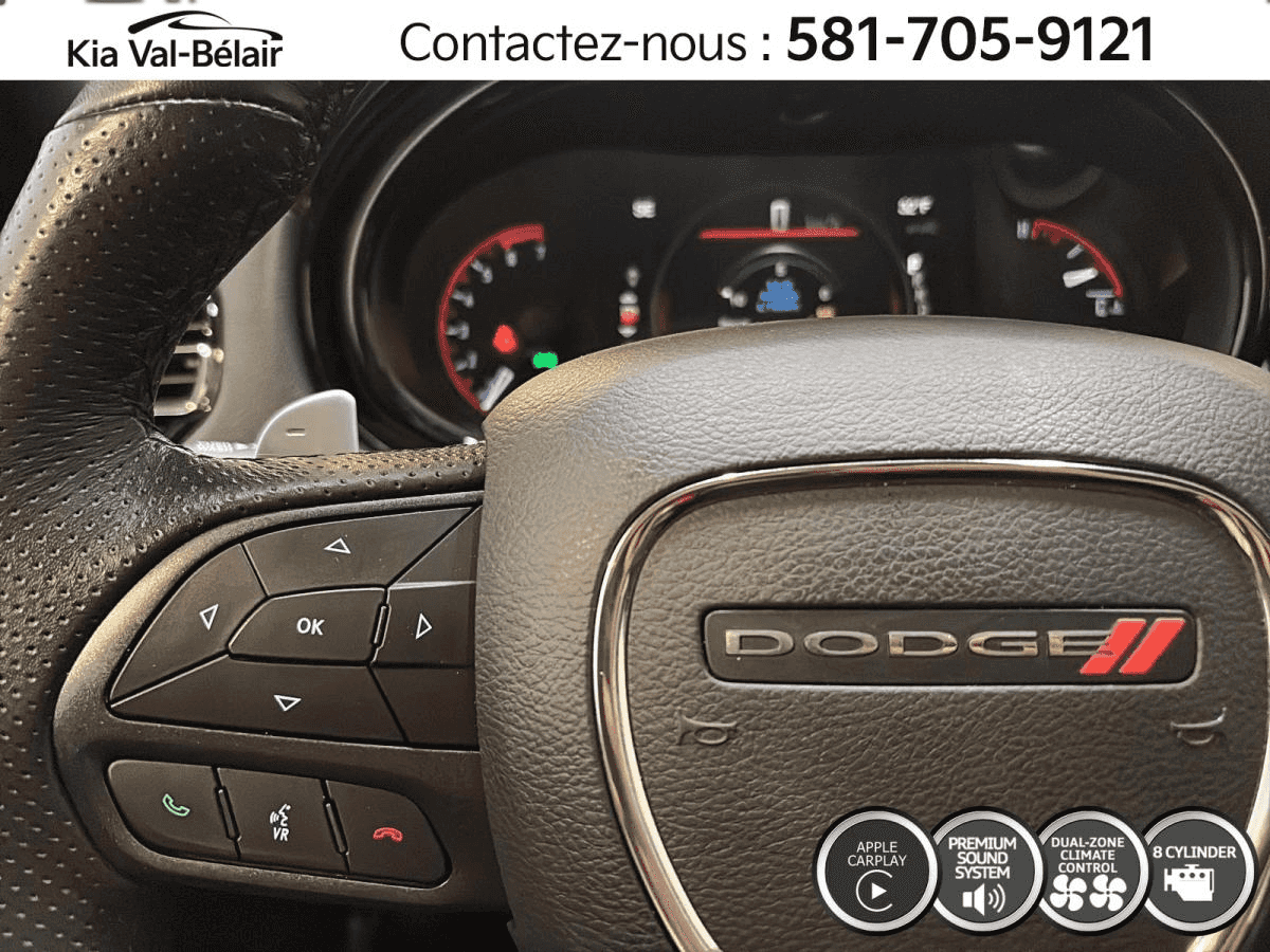 2025 Dodge Durango R/T Ti * 5.7L Hemi * V8 * 360Hp * Cuir * Toit * Carplay - Image 16