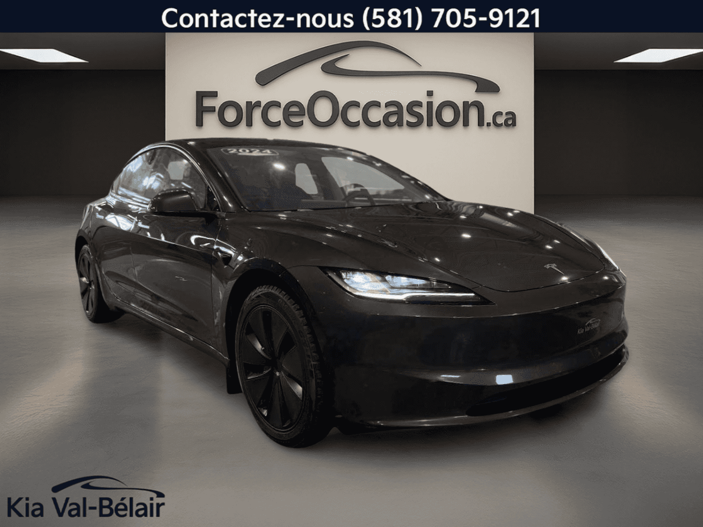 2024 Tesla Model 3 Pa * Carplay * Caméra 360 * Bi-Zone * Toit * Sièges Chauff - Image 3