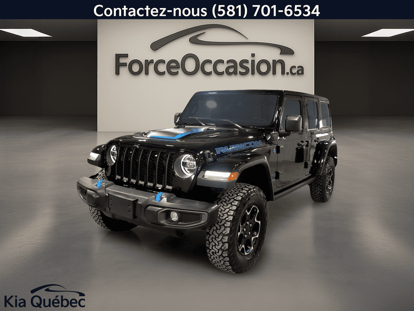 2021 Jeep Wrangler 4XE Unlimited Rubicon 4X4 *Turbo *Hybride *Cuir *Carplay *Caméra - Image 1