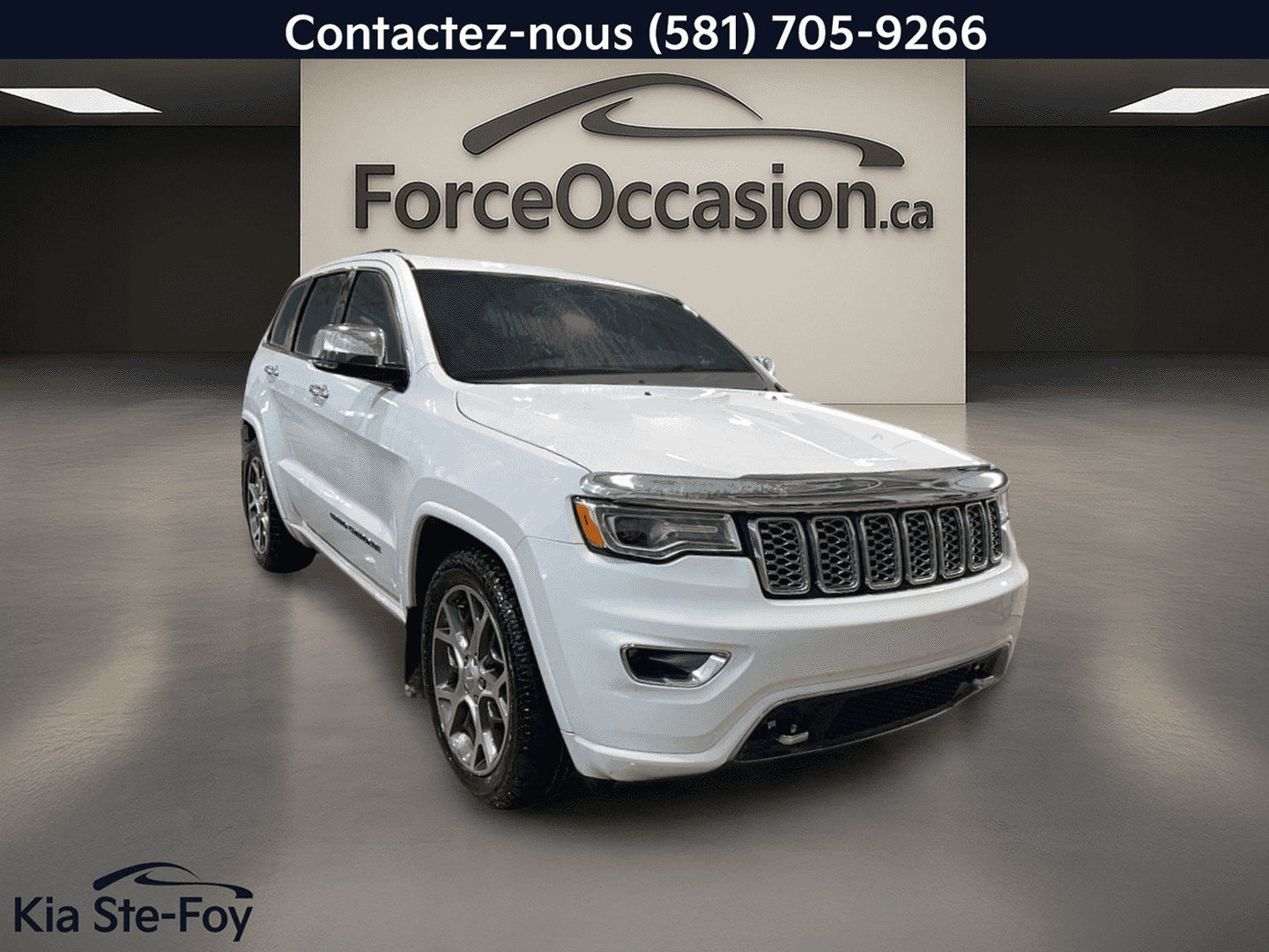 2021 Jeep Grand Cherokee Overland* Awd* V6* Toit Pano* Cuir* Gps* Bizone* - Image 3