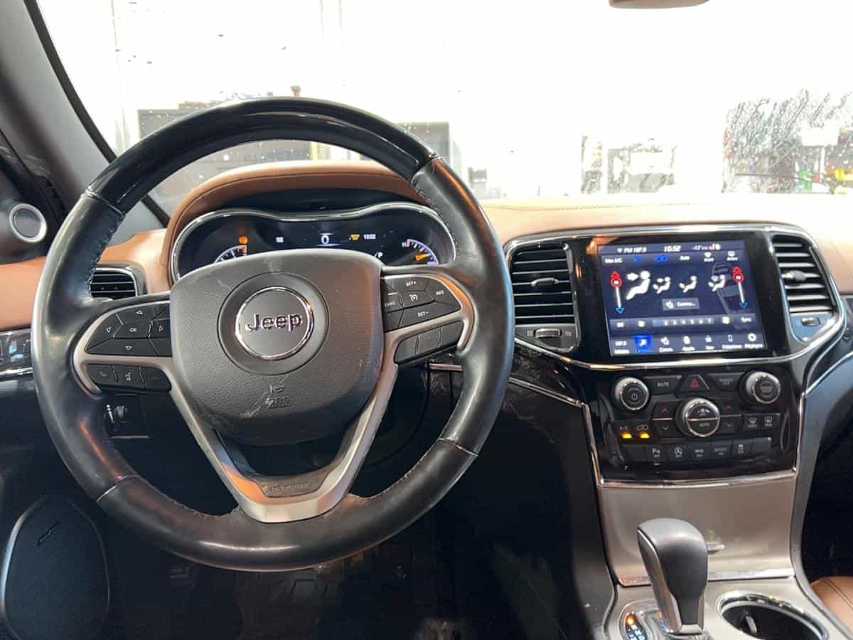 2021 Jeep Grand Cherokee Overland* Awd* V6* Toit Pano* Cuir* Gps* Bizone* - Image 4