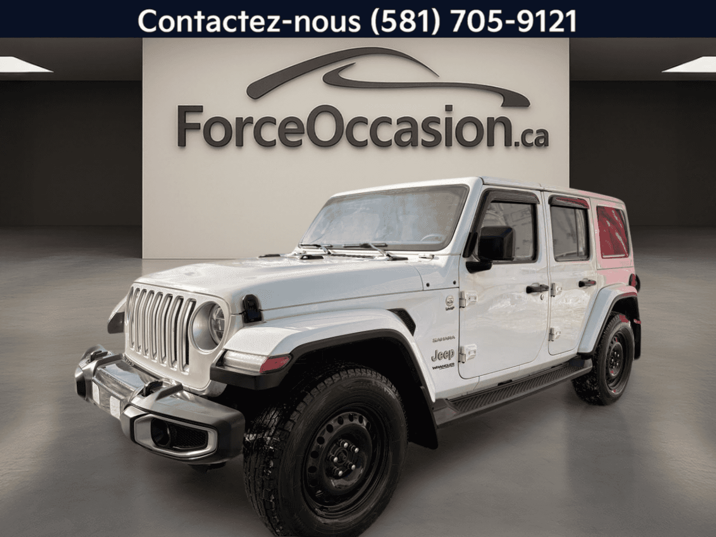 2018 Jeep Wrangler Sahara *4X4 *V6 *285Hp *Caméra *Carplay *Bouton-Poussoir - Image 1