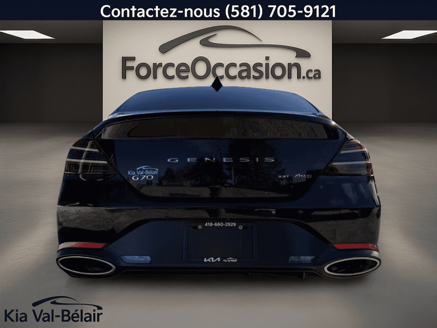 Image 10 Genesis G70 3.3T Sport Ti * 365Hp * Cuir * Toit * Gps * Lexicon® 2023