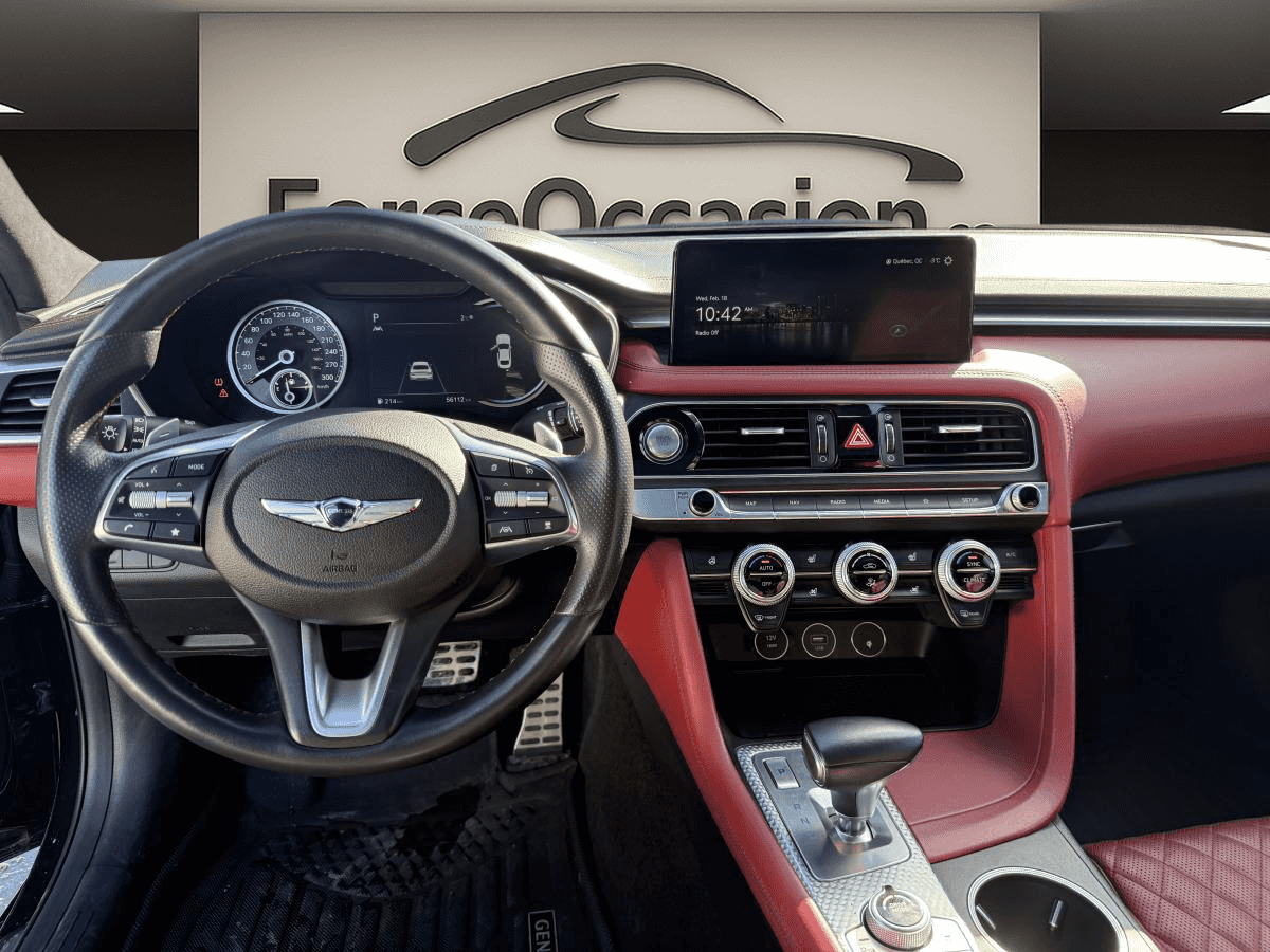 2023 Genesis G70 3.3T Sport Ti * 365Hp * Cuir * Toit * Gps * Lexicon® - Image 13