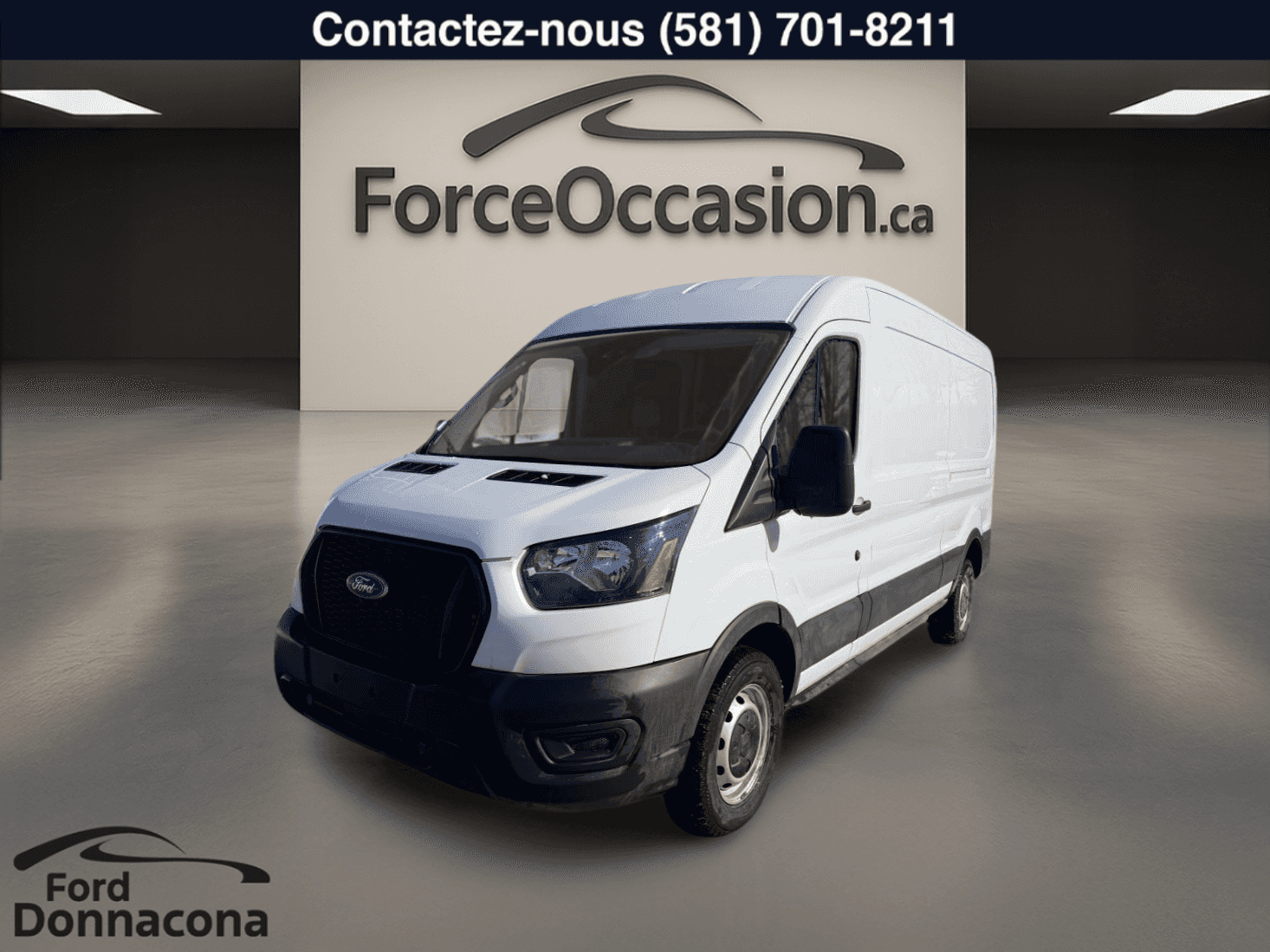 Image 1 Ford Transit Cargo Van T-250 PA toit moyen 148 po PNBV de 9 070 lb 2024
