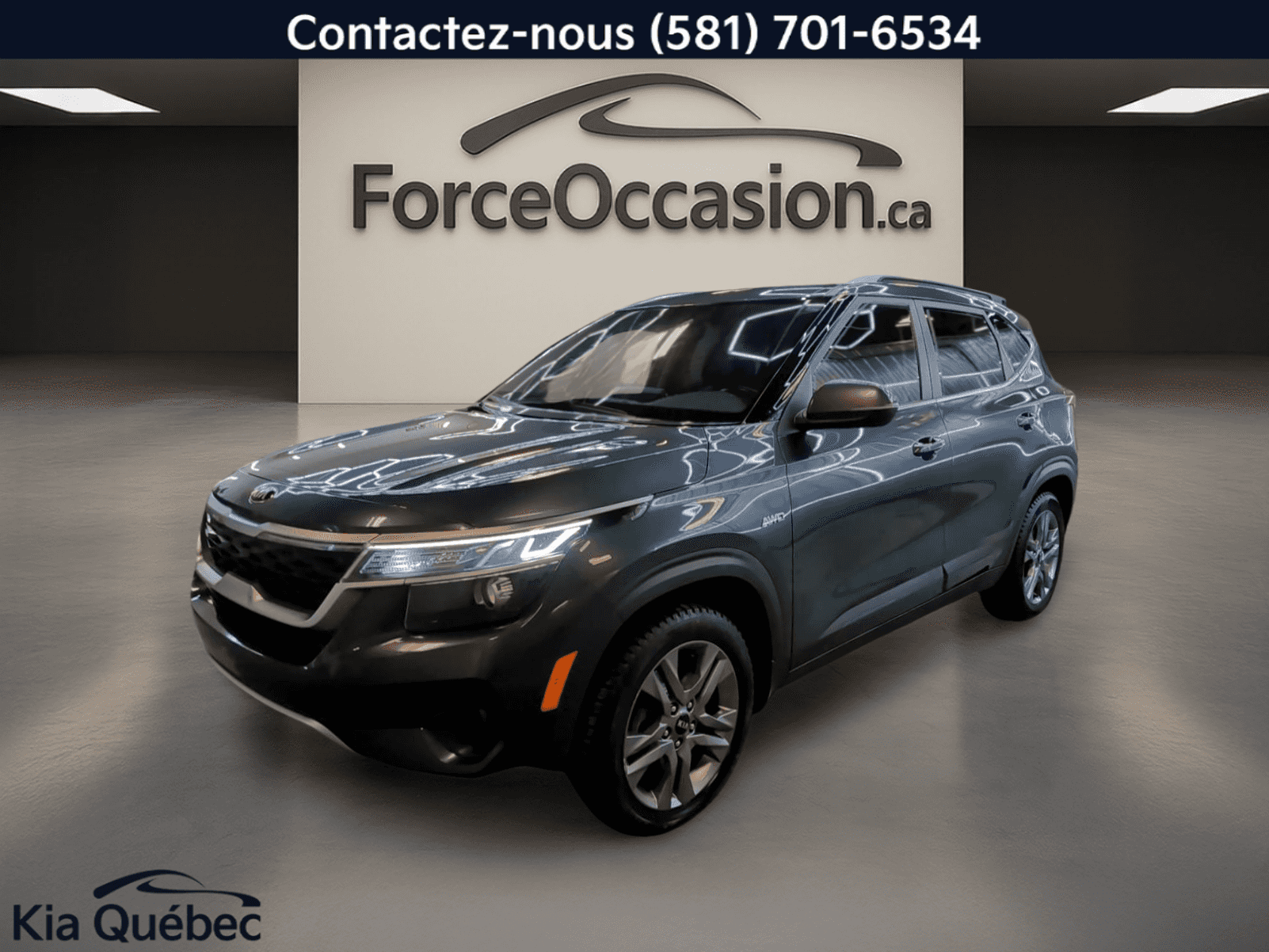 2021 Kia Seltos Ex *Awd *Cuir *Toit *Carplay *Cruise *Caméra - Image 1