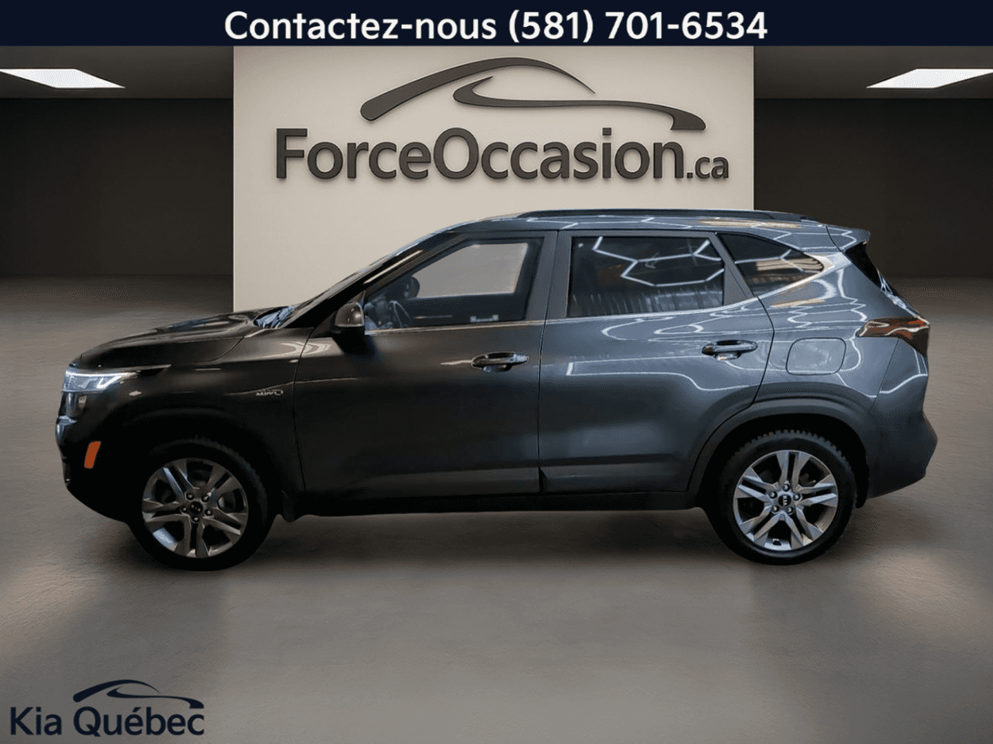 2021 Kia Seltos Ex *Awd *Cuir *Toit *Carplay *Cruise *Caméra - Image 3