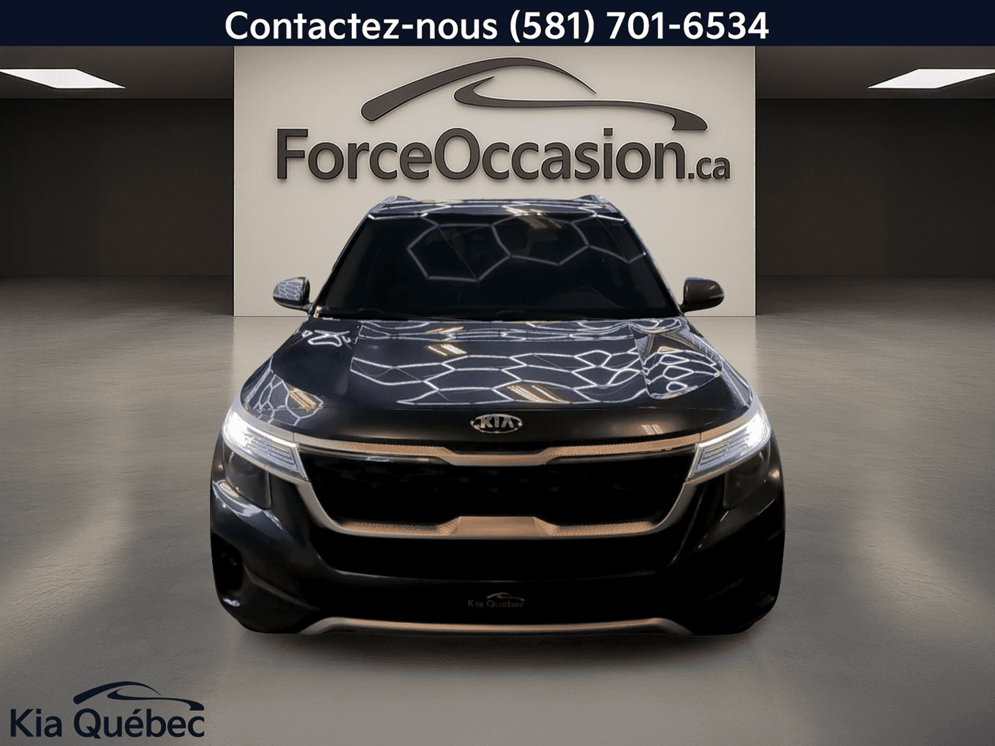 2021 Kia Seltos Ex *Awd *Cuir *Toit *Carplay *Cruise *Caméra - Image 4